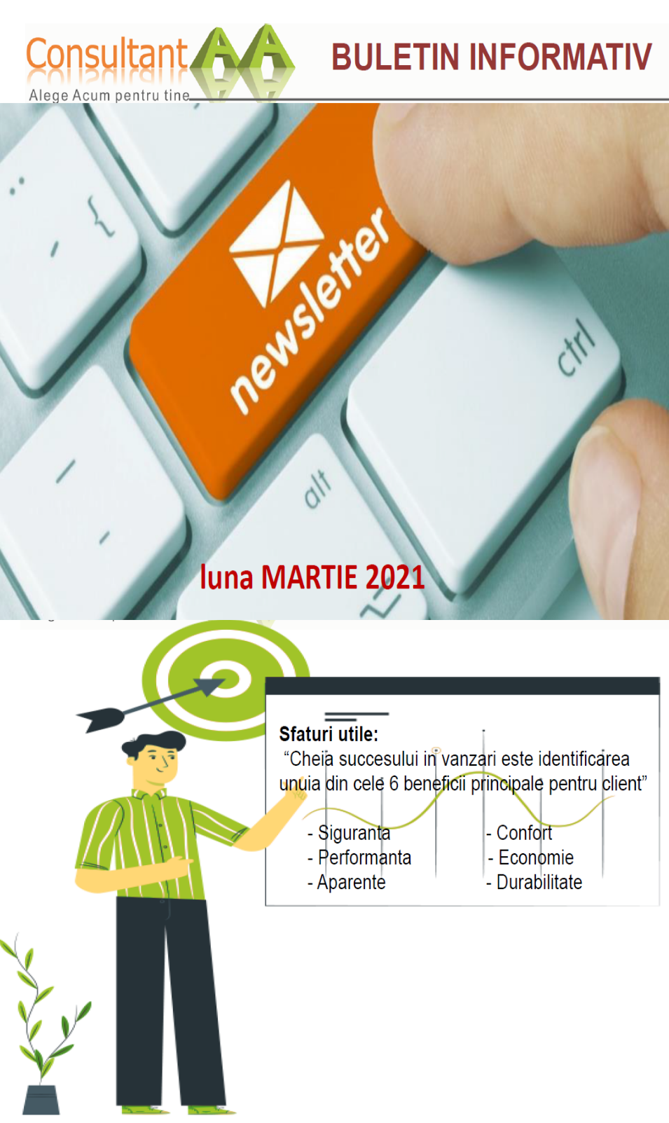 Buletin informativ martie 2021