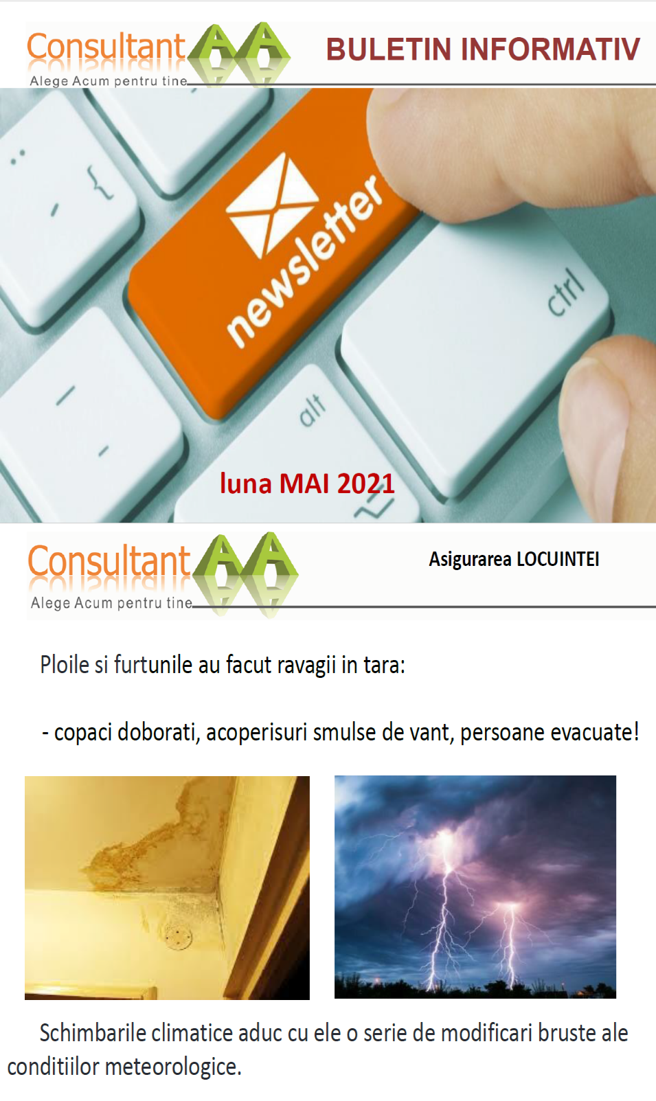 Newsletter Mai 2021