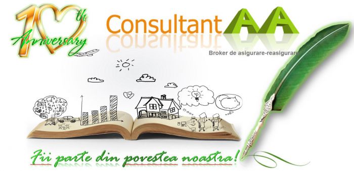 CONSULTANT AA Broker sarbatoreste 10 ani de activitate