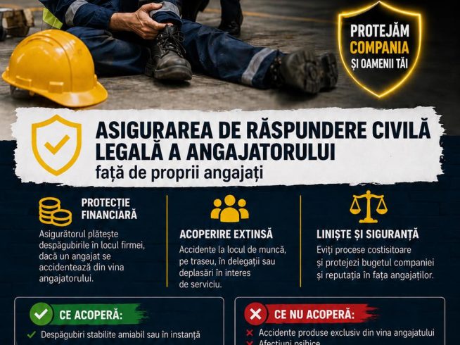 Asigurarea de răspundere civilă a angajatorului: protecție pentru companie și angajați