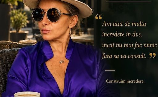 Doamna Otilia Petrariu, Director General Consultant AA, despre importanța încrederii în relația dintre brokerul de asigurare și client.