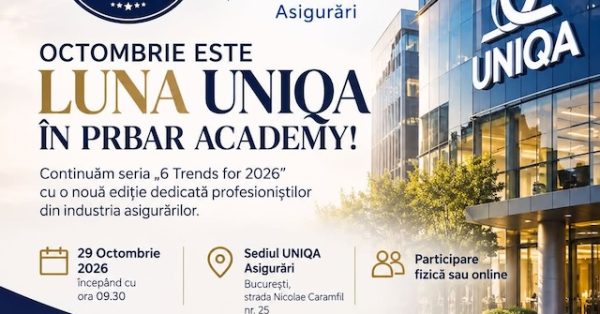 PRBAR Academy și UNIQA Asigurări – programul 6 Trends for 2026